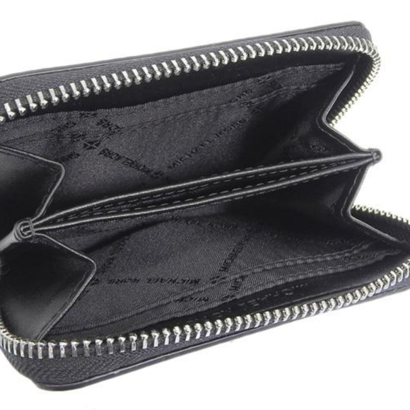 Michael Kors Jet Set Logo MD Card Case Wallet Black - Picture 3 of 6